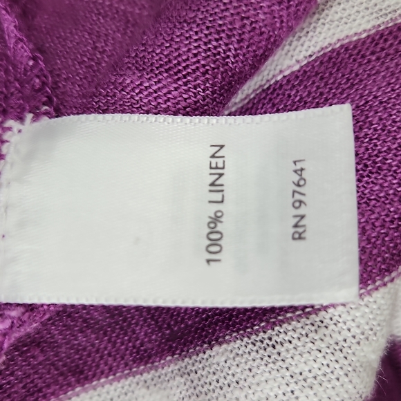 J. JILL Linen Waterfall Cardigan - Picture 9 of 9